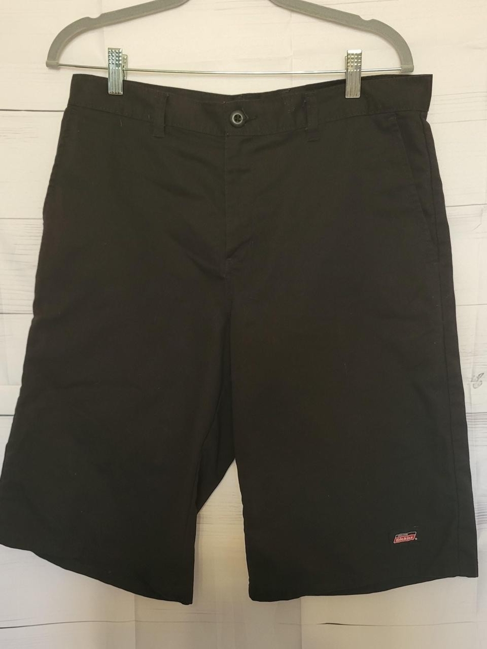 Dickies Black Flat Front Men's Shorts